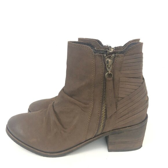 Matisse Womens Size 8.5 Leather Brown Boots Byron Western Bootie - Picture 3 of 7